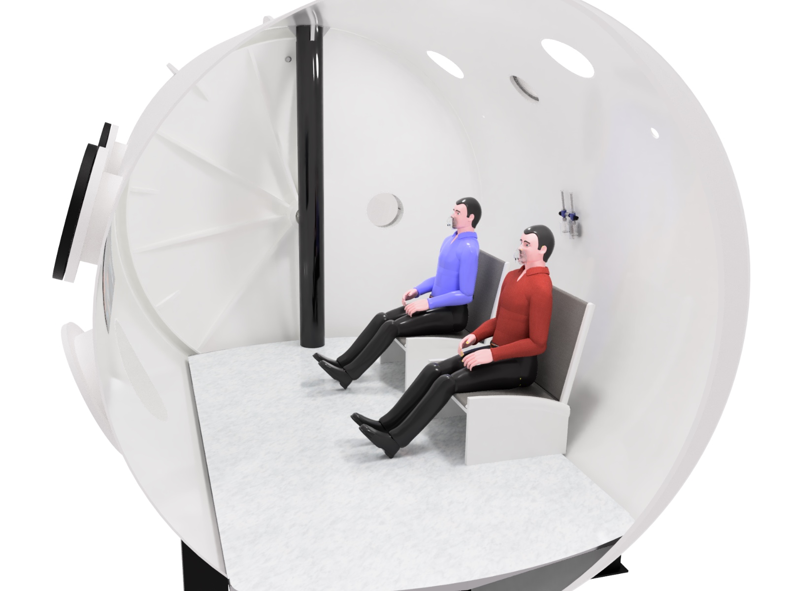 OXYZEN interior with patients